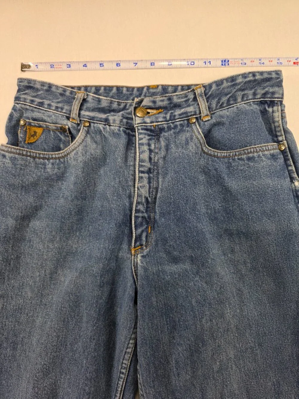 Lois Jeans Blue Denim Men's Small Size W30 L26 Vintage